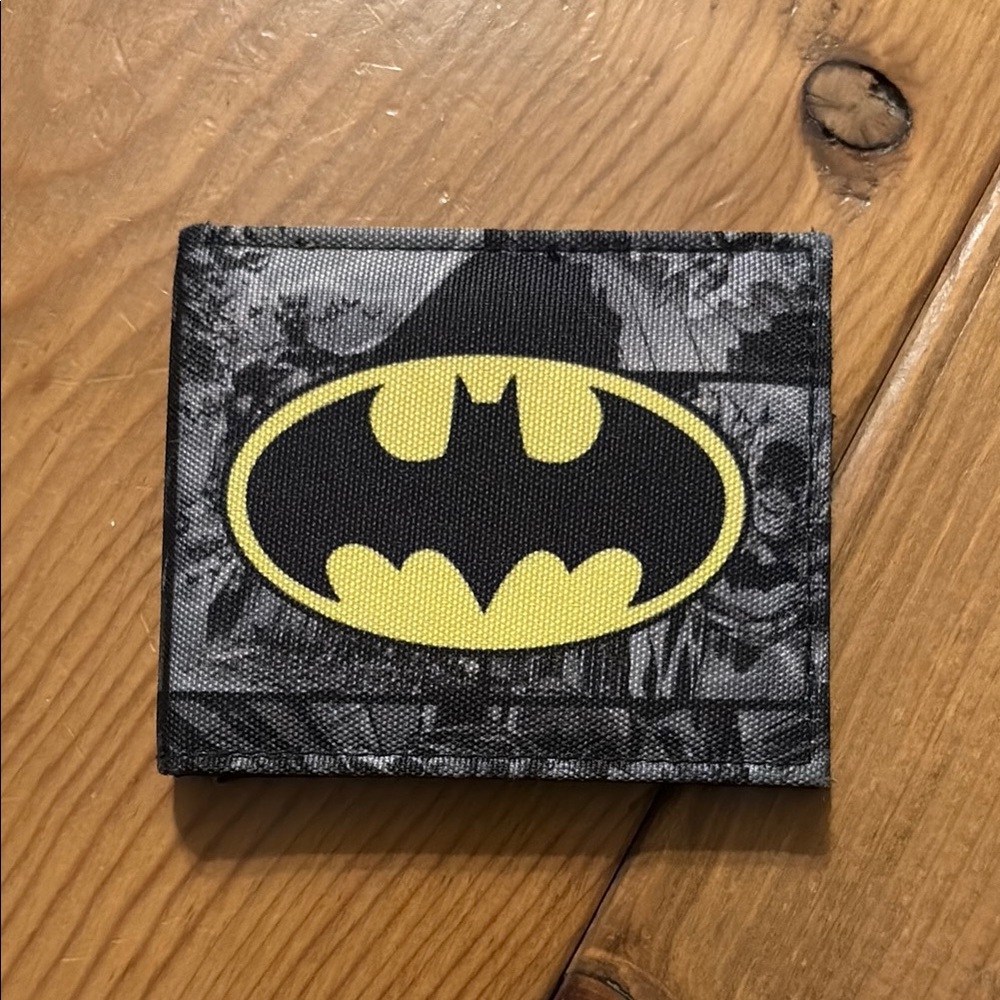 DC Comics Batman Black and Yellow Wallet